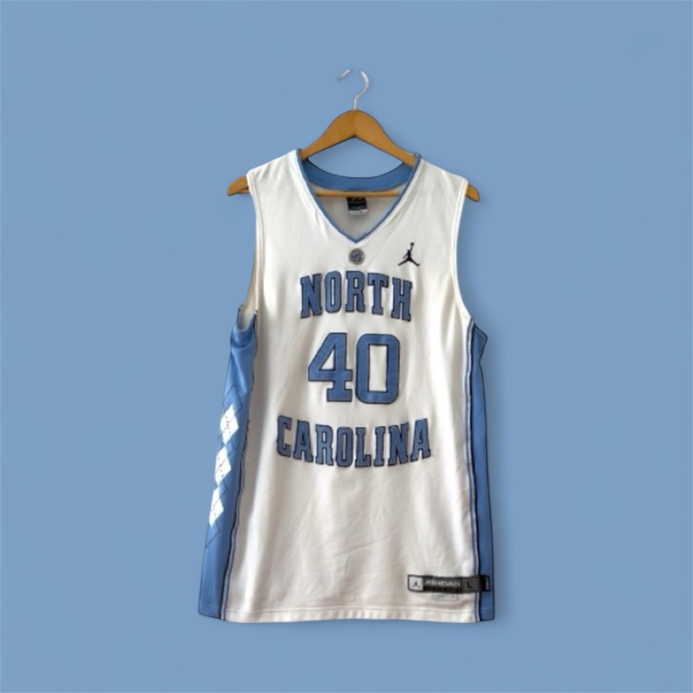2007-09 North Carolina Tar Heels Copeland #40 Air Jordan Jersey (Home) Sz _Large